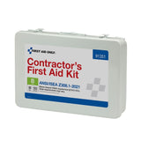 First Aid Only 91351 50 Person Contractor 2021 ANSI B+ First Aid Kit, Metal Case - 5