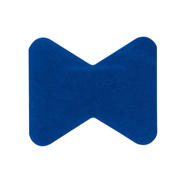 First Aid Only 91667 1 3/4 in. x 2 in. Fingertip Blue Metal Detectable Fabric Bandages (50 Pack)