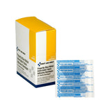 First Aid Only G173 Blue Metal Detectable Fabric Fingertip Adhesive Bandages 3.25 x 2.5 x 3.5" (25 Count)