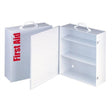 First Aid Only M5025 3 Shelf Metal First Aid Station Case Cabinet with Swing Down Door (1 Each)