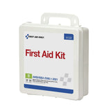 First Aid Only 91332 50 Person ANSI 2021 Class B, Plastic First Aid Kit - 6