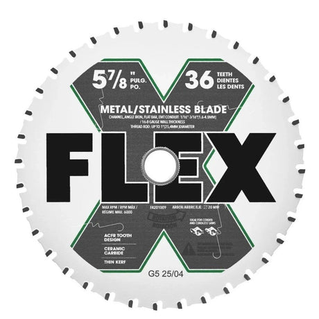 Flex FA201009 5-7/8" 36T Carbide Metal Cutting Circular Saw Blade
