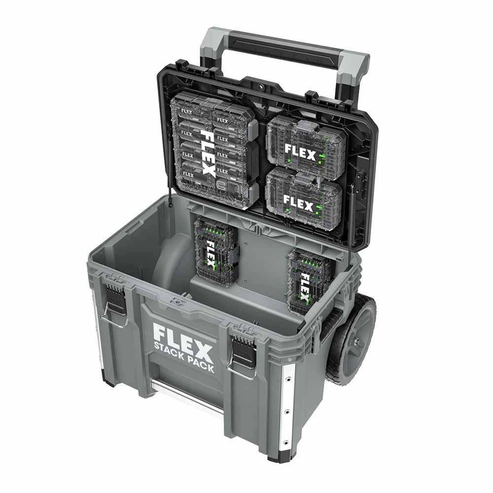 Flex Fs1101 Stack Pack Rolling Tool Box - 18