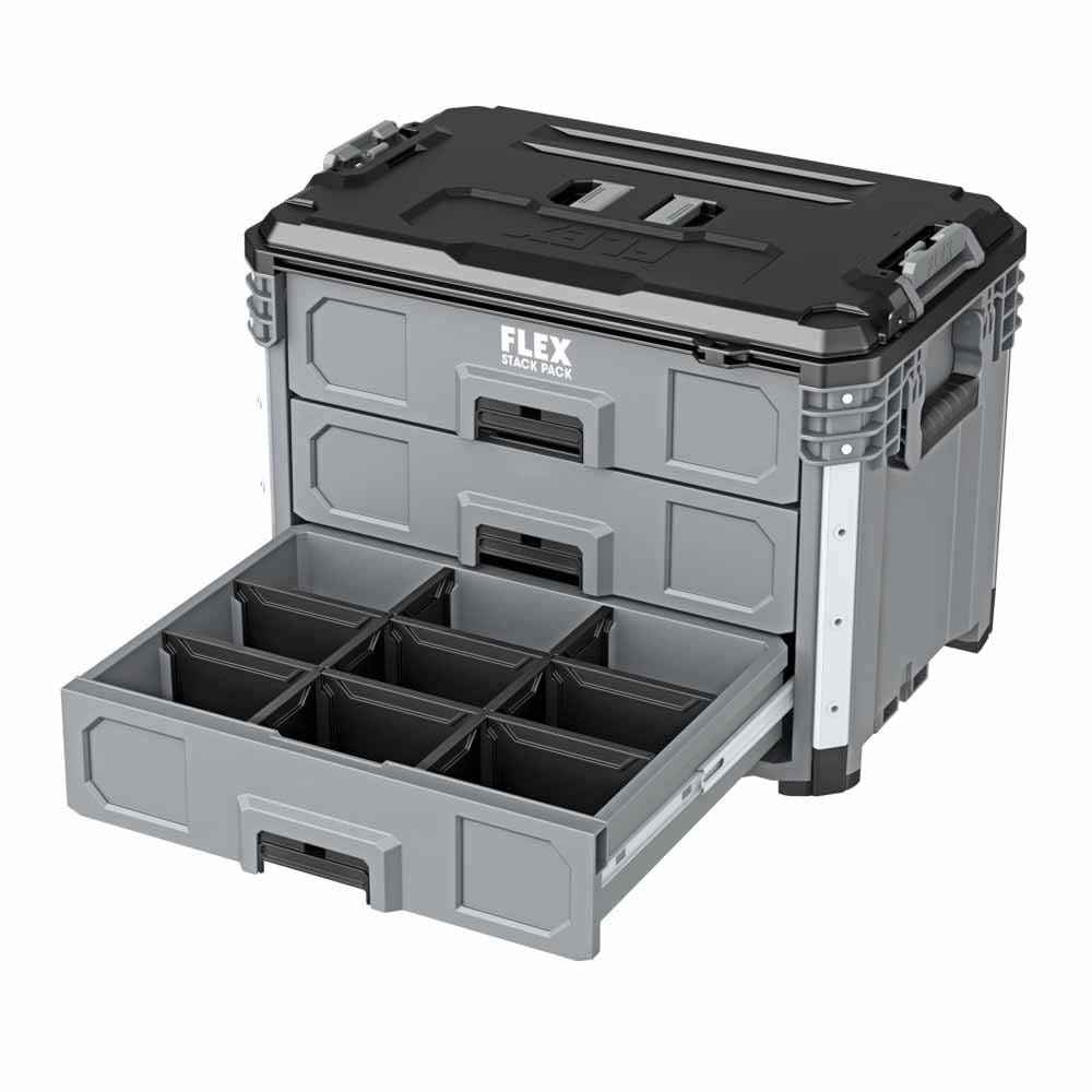 Flex Fs1105 Stack Pack 3-Drawer Tool Box - 3