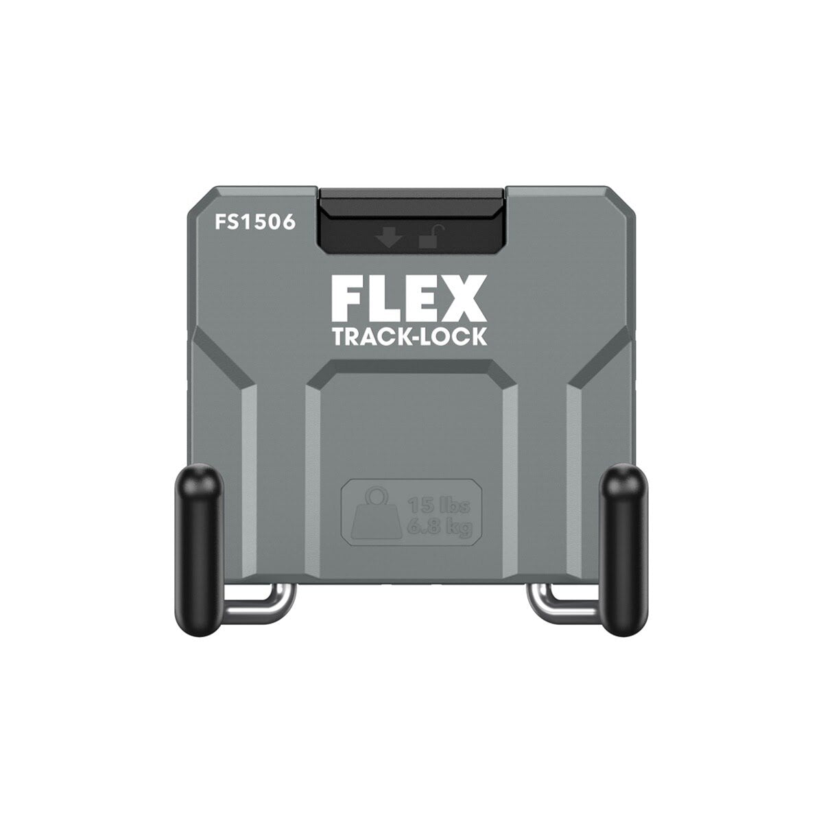 Flex FS1506-2 TRACK-LOCK Dual Straight Hook Rail Mount 4.3 in x 3.3 in (2 Pack) - 3