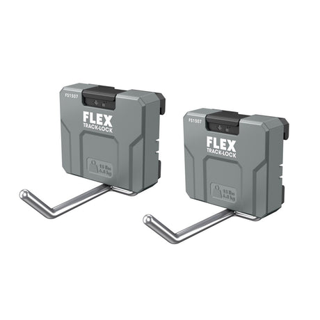 Flex FS1507-2 TRACK-LOCK Straight Hook Wall Storage Accessory with Security Lock (2 Pack)
