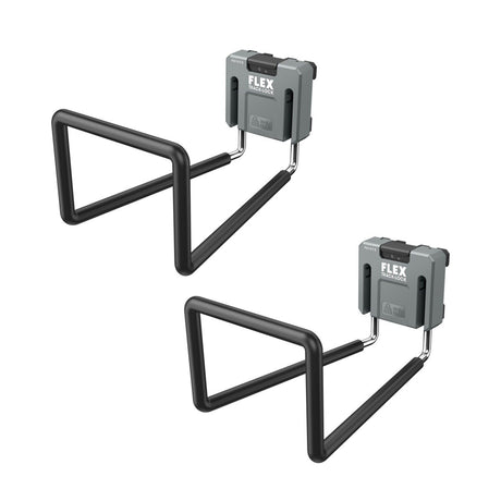 Flex FS1512-2 TRACK-LOCK Large Folding U-Hook Rail Storage Hook 8.2 in x 5.7 in (2 Pack)