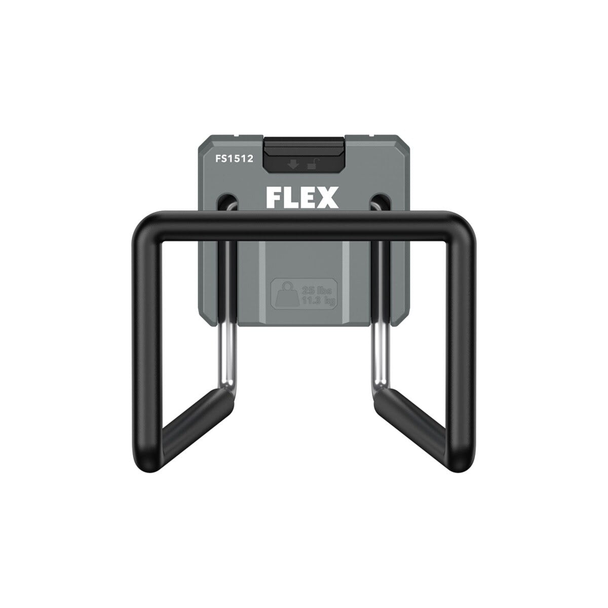 Flex FS1512-2 TRACK-LOCK Large Folding U-Hook Rail Storage Hook 8.2 in x 5.7 in (2 Pack) - 3