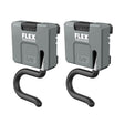 Flex FS1513-2 TRACK-LOCK S-Hook with Security Lock for Wall Mount Tool Storage (2 Pack)