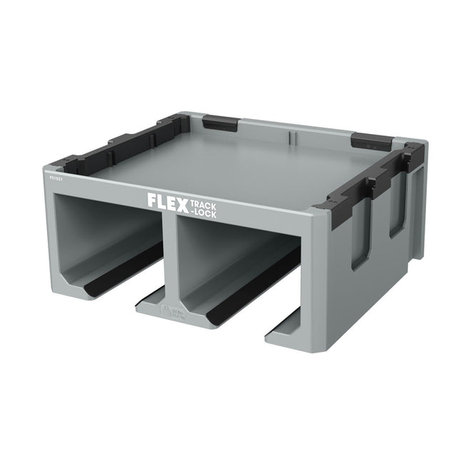 Flex FS1521 TRACK-LOCK Tool Rack for Rail Base Power Tool Organizer 12.3 in x 11.3 in x 5.2 in
