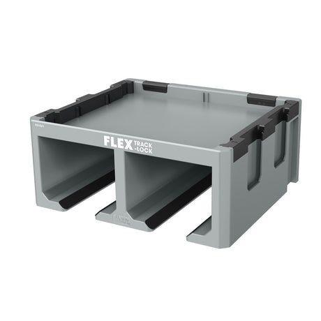 Flex FS1521 TRACK-LOCK Tool Rack for Rail Base Power Tool Organizer 12.3 in x 11.3 in x 5.2 in