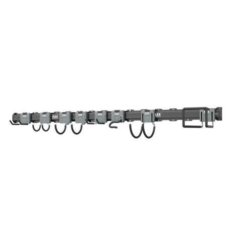 Flex FSM1502-10 TRACK-LOCK 32 in. Wall Storage Starter Set with Hooks (10 Piece)