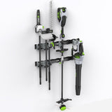 Flex FSM1503-6 TRACK-LOCK 6 Pc Landscaping Tool Wall Storage Set with 32 Inch Wall Mount Rails and Hooks (6 Piece Set) - 4