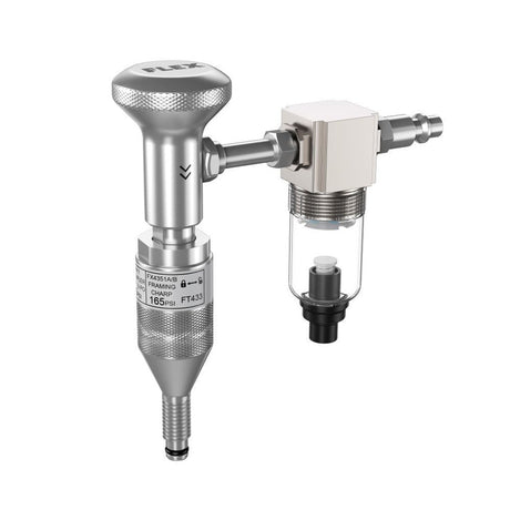 Flex FT433 Air Cylinder Refill Kit with 1/4" Quick-Connect Fitting for 24V Nailer or Stapler (1 Kit)
