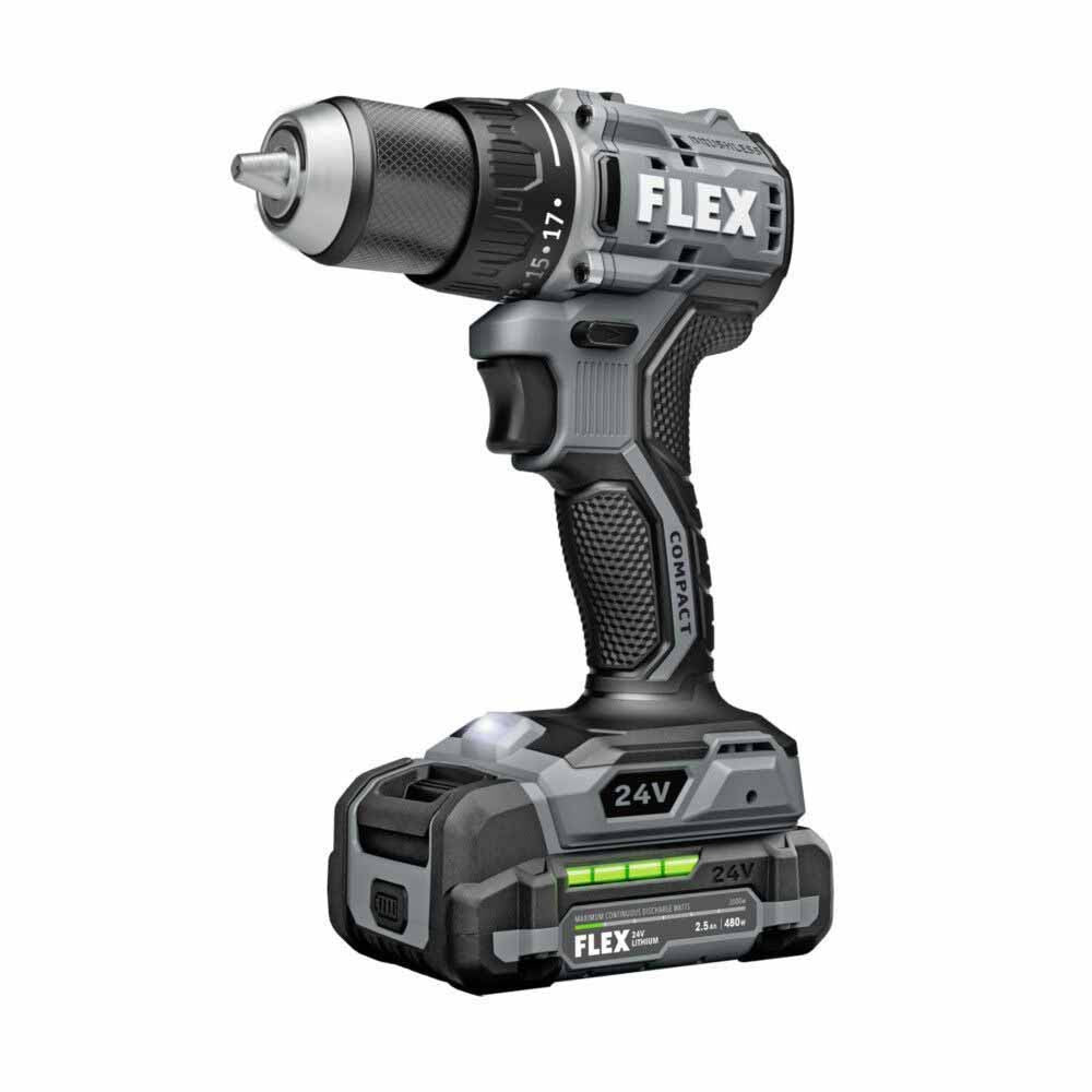 Flex FX1131-1A 1/2" 2 Speed Compact Drill Driver Kit - 3