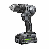 Flex FX1231-1A 1/2" 2 Speed Compact Hammer Drill Kit - 3