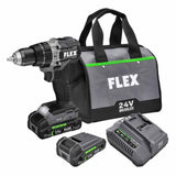 Flex FX1251-2A 24V 1/2" 2 Speed Hammer Drill Kit