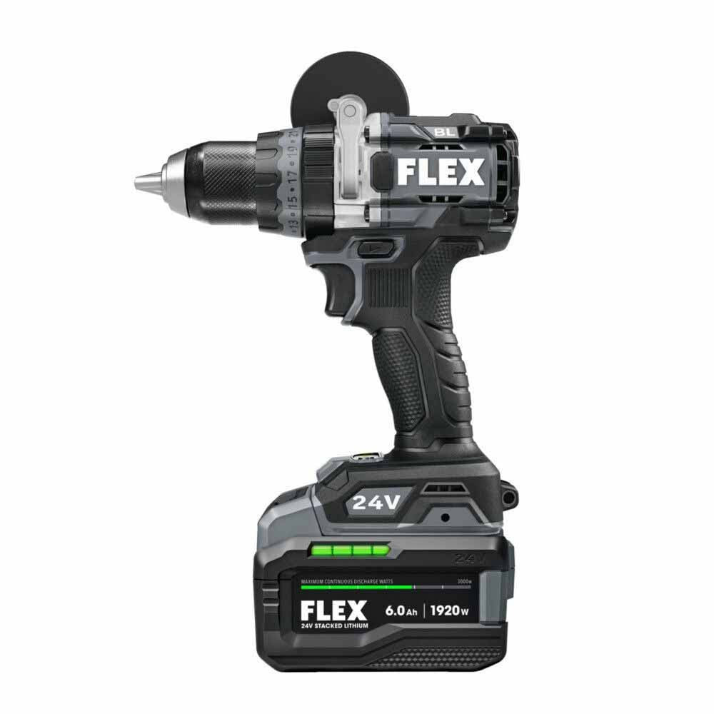 Flex FX1271T-1H 1-2" 2 Speed Hammer Drill Driver with Turbo Mode Stacked-Lithium Kit - 3