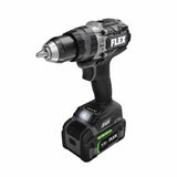 Flex FX1271T-2B 24V 1/2" 2 Speed Hammer Drill Driver with Turbo Mode Kit - 2