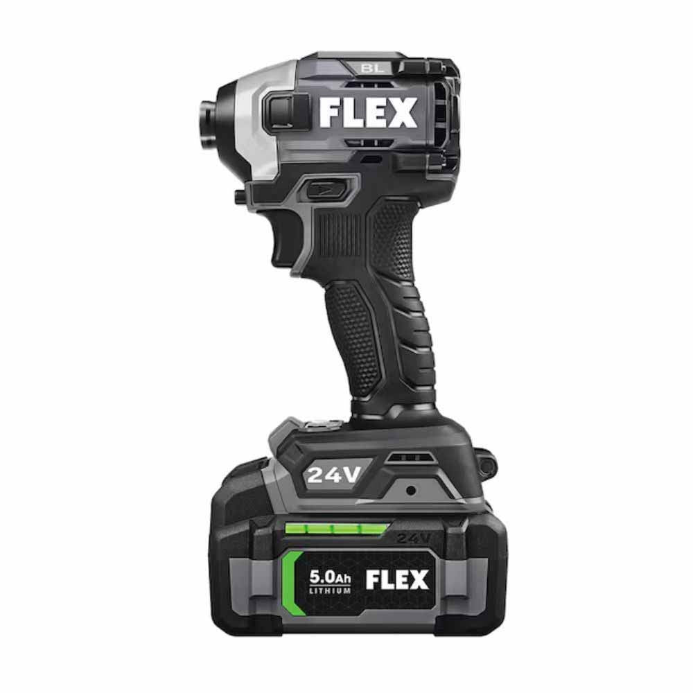 Flex FX1371A-2B 24V 1/4" Quick Eject Hex Impact Driver with Multi-Mode Kit - 3