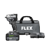 Flex FX1431A-1C 3/8" Compact size Impact Wrench Kit (1 x 5.0Ah Battery + 160W Charger) - 4