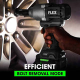 Flex FX1471-1C 24V 1/2" High Torque Impact Wrench kit - 9