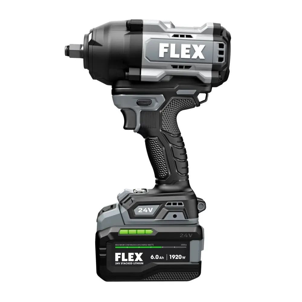 Flex FX1472-1H 1/2" High Torque Impact Wrench Stacked-Lithium Kit (1 x 6.0Ah Stacked Battery + 280W charger) - 4