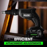 Flex FX1611-Z 24V Drywall Screw Gun with Magazine - 8