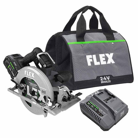 Flex FX2141-1D 24V 7-1/4"Circular Saw Kit