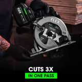 Flex FX2141-1J 7-1-4"Circular Saw Stacked-Lithium Kit - 8