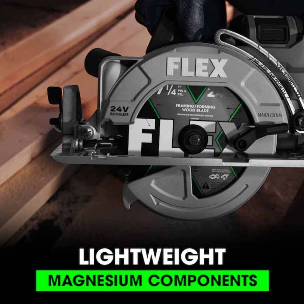 Flex FX2141R-1J 7-1-4 Rear Handle Circular Saw Stacked-Lithium Kit - 9