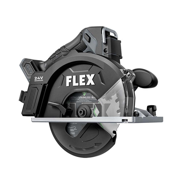 Flex FX2461-Z 5-7/8 in. Metal Cutting Circular Saw Bare Tool W Chip Collector & Clear Viewing Window