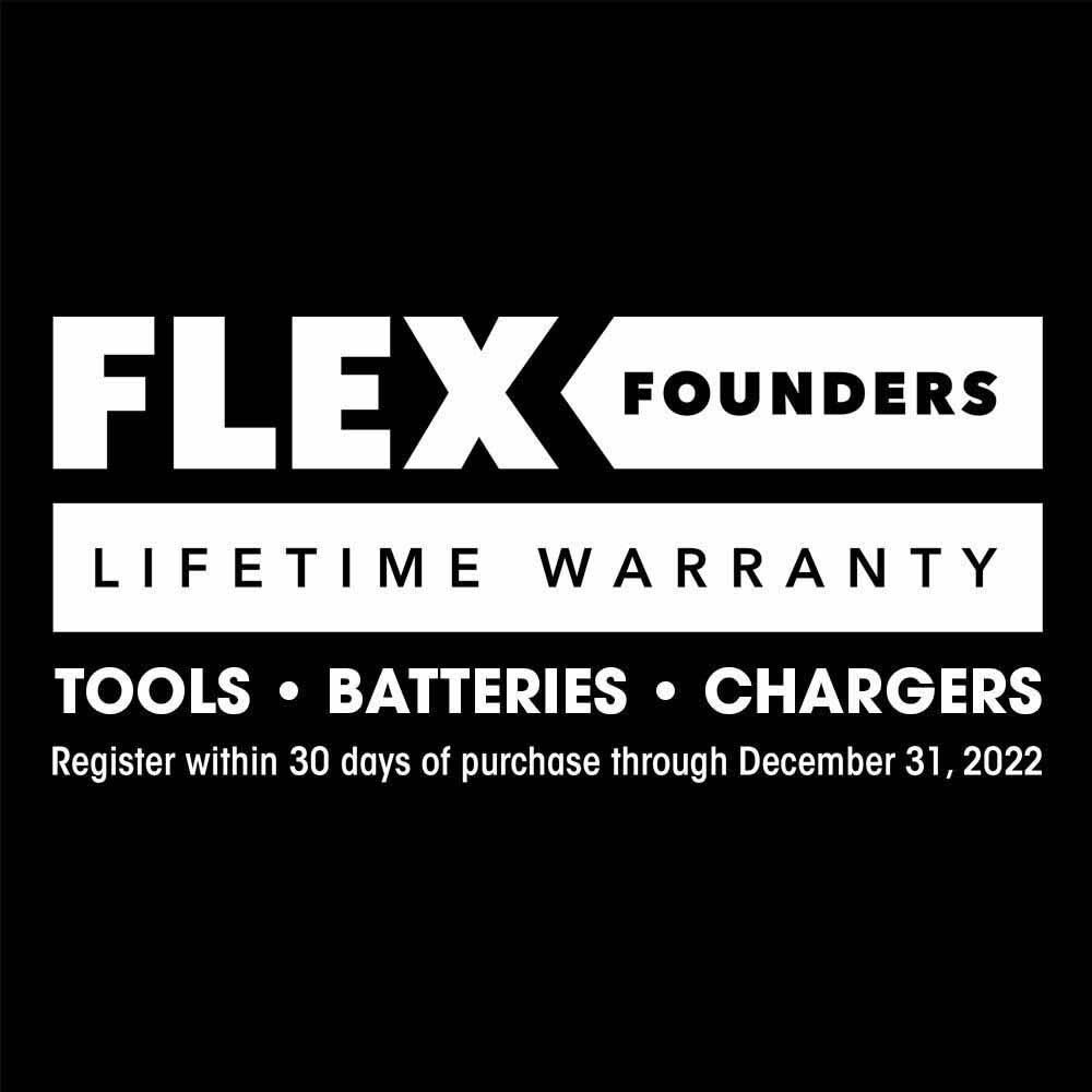 Flex FX3171A-1C 24V 5" Variable Speed Angle Grinder with Paddle Switch Kit - 13