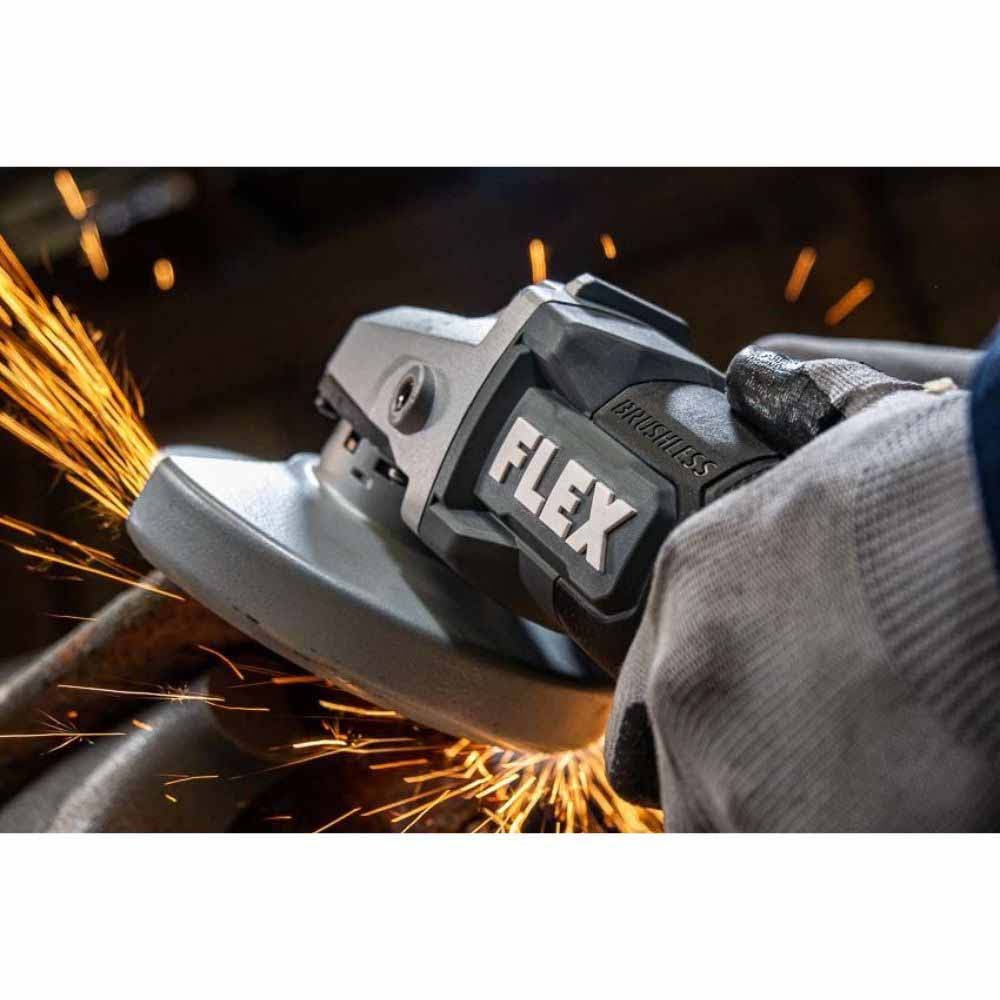 Flex FX3171A-1C 24V 5" Variable Speed Angle Grinder with Paddle Switch Kit - 14