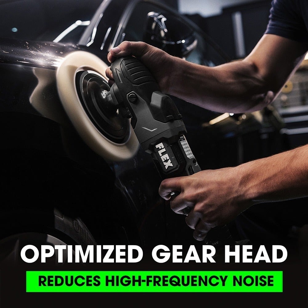 Flex FX3311-2C 24V Rotary Polisher Kit with 5.0Ah Battery and Accessories - 3