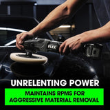 Flex FX3311-2C 24V Rotary Polisher Kit with 5.0Ah Battery and Accessories - 6