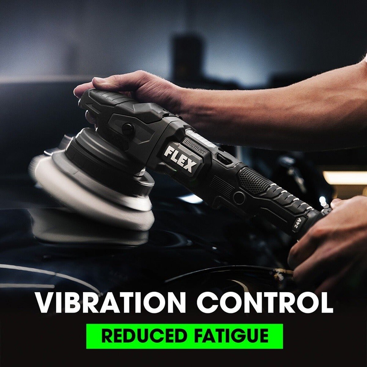 Flex FX3321-Z 24V Brushless Cordless Random Orbital Polisher Bare Tool - 4