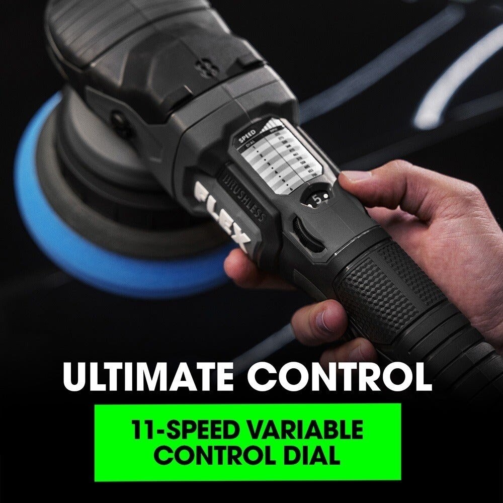 Flex FX3331-2C Gear-Driven Orbital Polisher Kit with 24V Battery and Fast Charger - 4