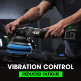 Flex FX3331-2C Gear-Driven Orbital Polisher Kit with 24V Battery and Fast Charger - 5
