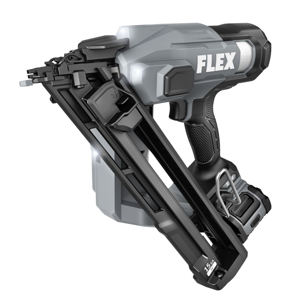 Flex FX4311B-1A 15Ga Angled Nailer Kit (1 x 2.5Ah Battery + 160W Charger) - 2