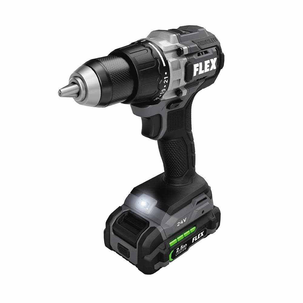 Flex FXM201-2A 24V Brushless 2 Tool Combo Kit Drill Driver and Impact Driver - 3