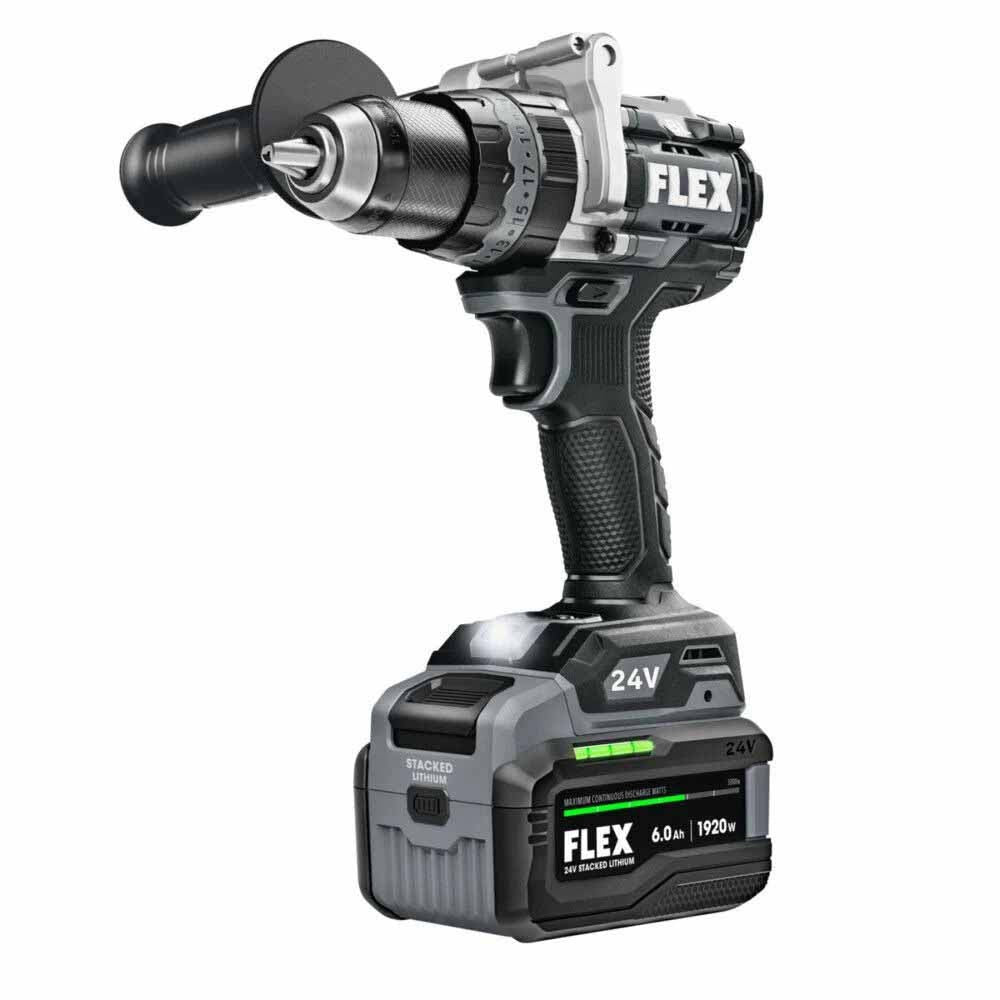 Flex FXM202-2G 2 Tool Combo Kit, Hammer Drill with Turbo Mode and Quick Eject Impact Driver, Stacked-Lithium - 5