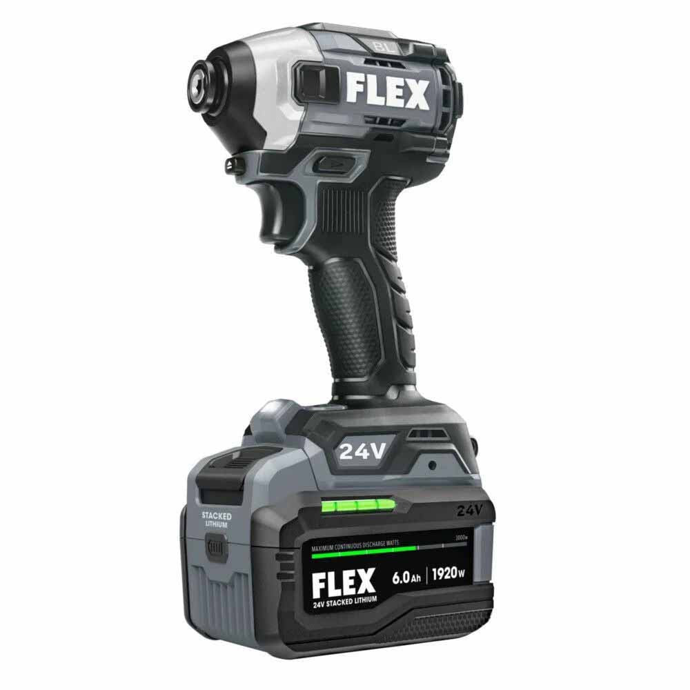 Flex FXM202-2G 2 Tool Combo Kit, Hammer Drill with Turbo Mode and Quick Eject Impact Driver, Stacked-Lithium - 6