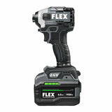 Flex FXM202-2G 2 Tool Combo Kit, Hammer Drill with Turbo Mode and Quick Eject Impact Driver, Stacked-Lithium - 7