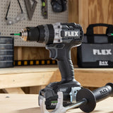 Flex FXM202-2K 24V 2-Tool Brushless Hammer Drill and Quick Eject Impact Driver Kit with Soft Case (2 Batteries, Charger) - 3