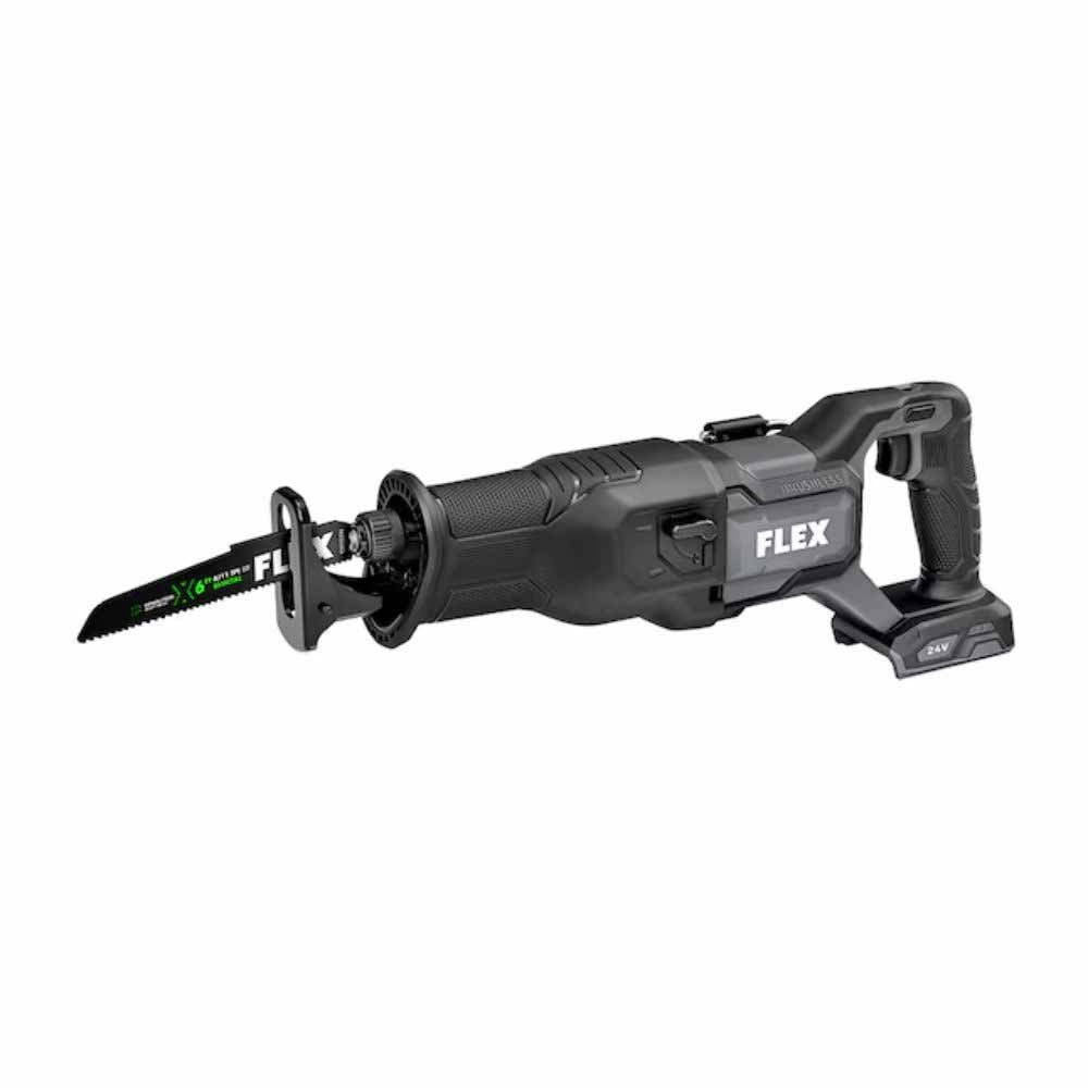 Flex FXM401-2A 4 Tool Combo Kit, Drill Driver, Impact Driver, Reciprocating Saw and Work Light - 4