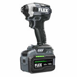 Flex FXM403-2G 4 Tool Combo Kit, Turbo Hammer Drill Driver, Impact Driver Quick Eject , 7 1-4 Circ Saw and Work Light, Stacked-Lithium - 3