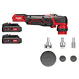 Flex PXE8012.0-ECsetUSA 12V Cordless Multi Polisher Kit with Adapters and Charger (2 Batteries)