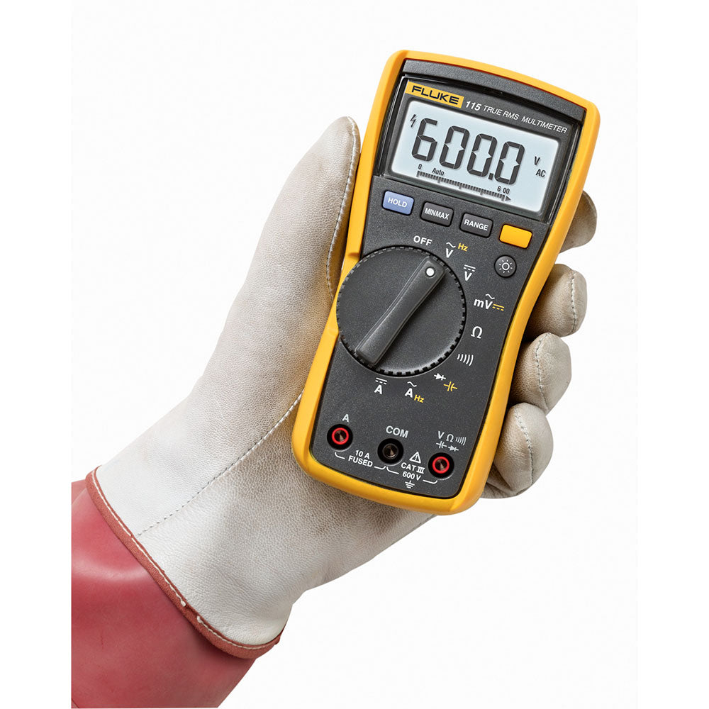 Fluke 115 True RMS AC/DC Digital Multimeter - 4