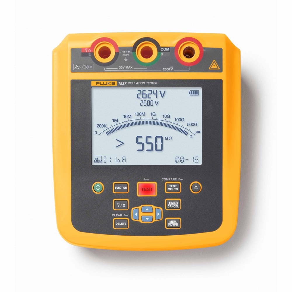 Fluke 1537 2500V Advanced Insulation Tester